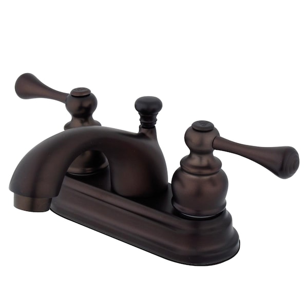 Kingston Brass 4" Centerset Bathroom Faucet, Oil Rubbed Bronze KB3605BL - main